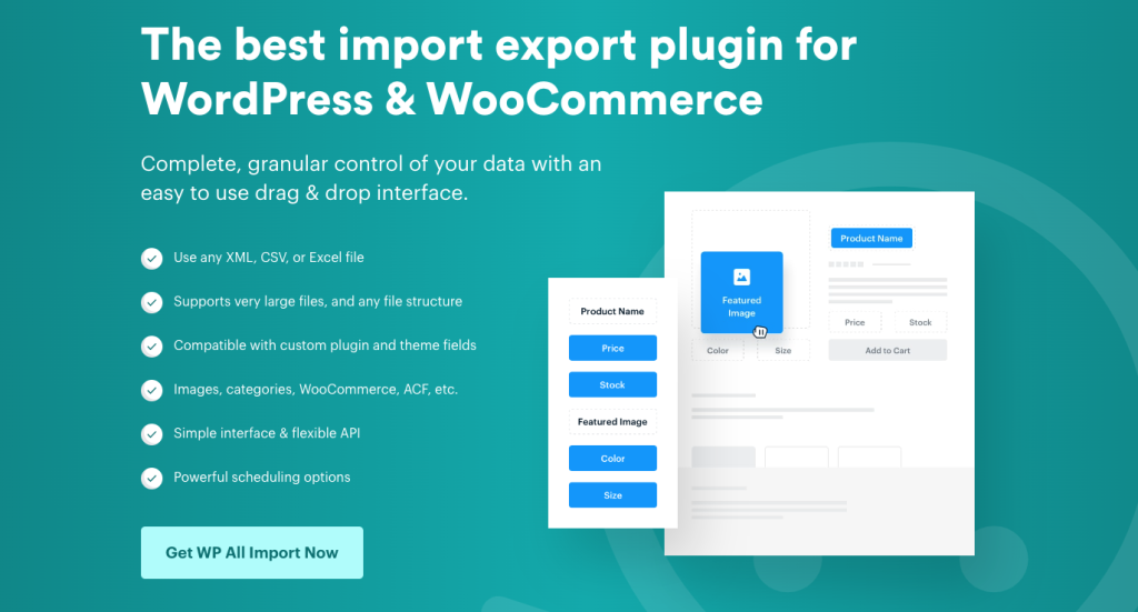 The ultimate solution for WordPress imports & exports.
